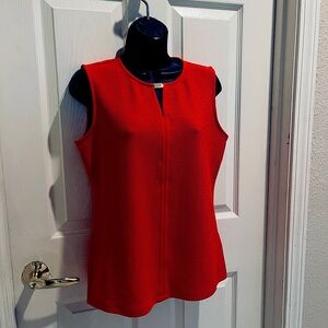 🟣 Calvin Klein red sleeveless top